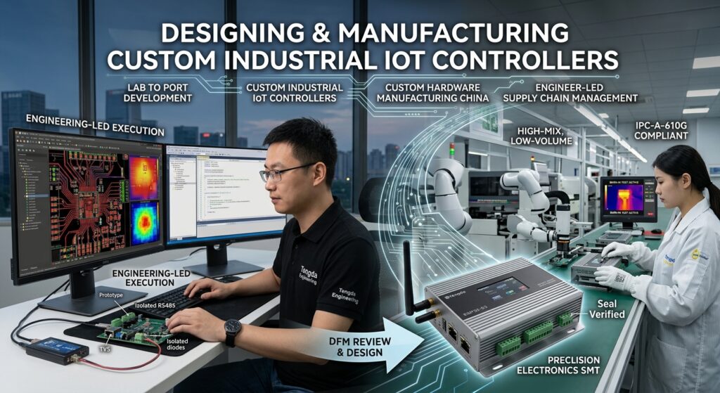 designing and manufacturing custom industrial iot controllers a technical guide for engineering leaders